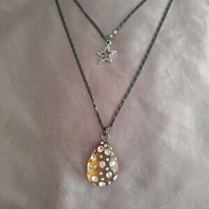 Betsey Johnson Double Layer Necklace